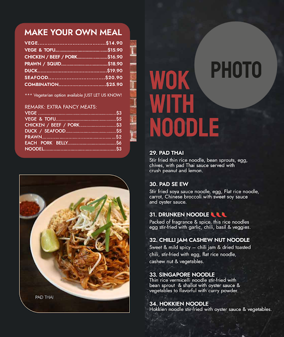 Menu Khao Hom Thai Restaurant - 2
