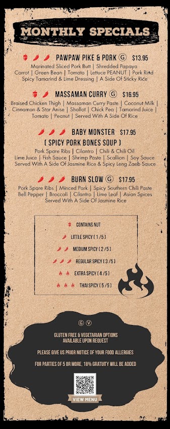 Menu Kiin Imm Thai Restaurant Rockville - 5