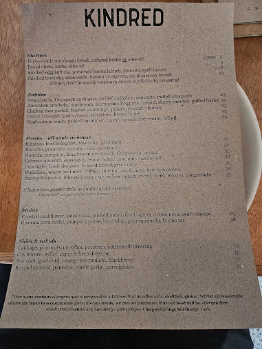 Menu Kindred Restaurant - 5