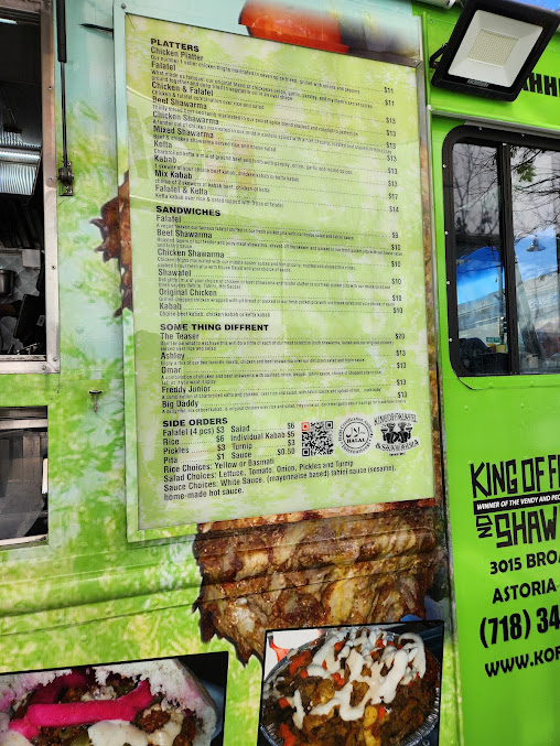Menu King Of Falafel Shawarma Bayside - 0