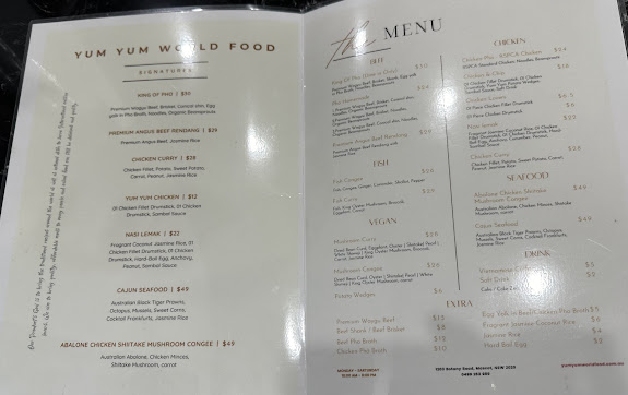 Menu King Of Pho - 0