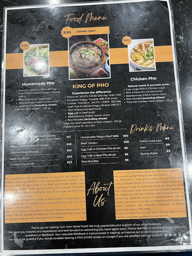 Menu King Of Pho - 2