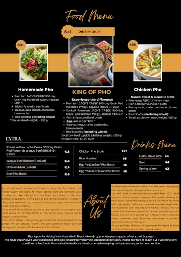Menu King Of Pho - 6