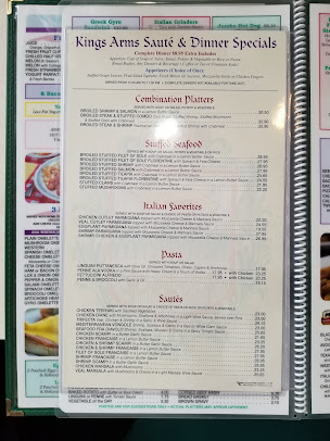 Menu Kings Arms Diner - 5