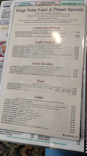 Menu Kings Arms Diner - 6