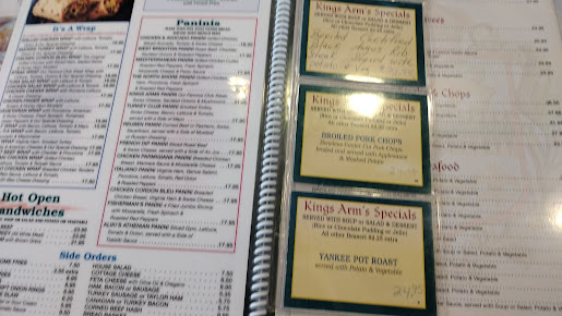 Menu Kings Arms Diner - 7