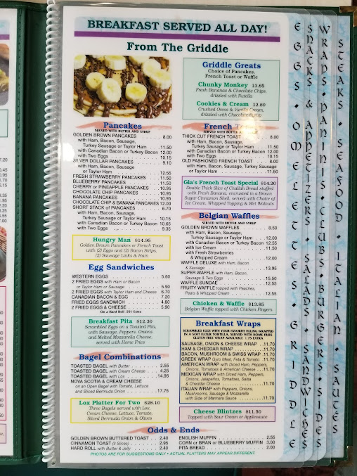 Menu Kings Arms Diner - 9
