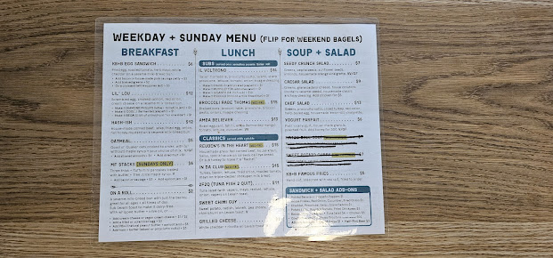 Menu Kingston Bread + Bar - 4