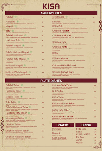 Menu Kisa Berlin - 0