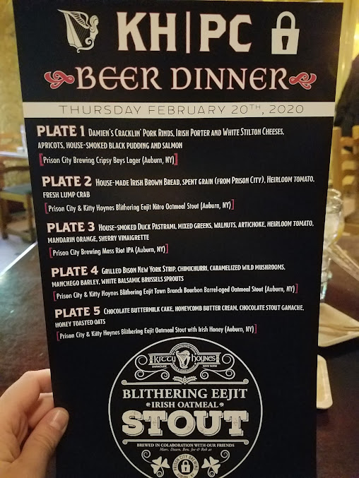 Menu Kitty Hoyne's Irish Pub - 2