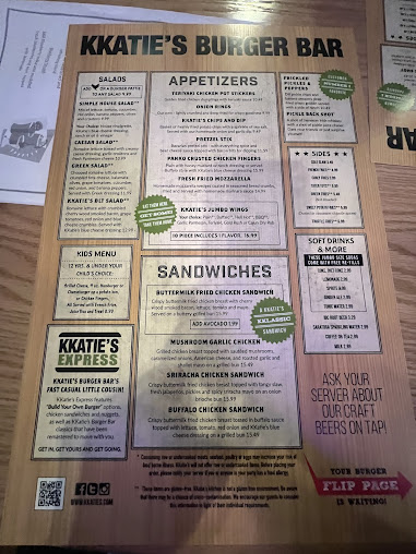 Menu Kkaties Burger Bar Hyannis - 4