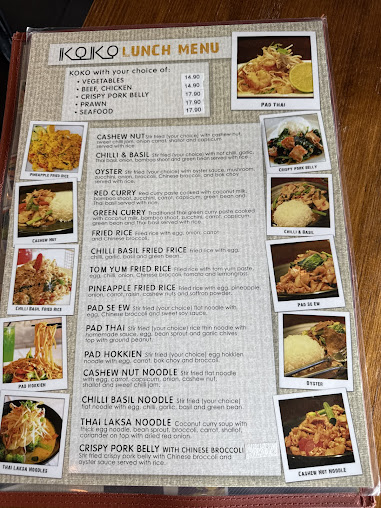 Menu Koko Thai - 0