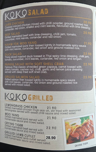 Menu Koko Thai - 1