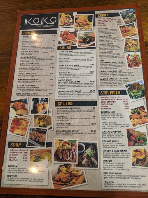 Menu Koko Thai - 2