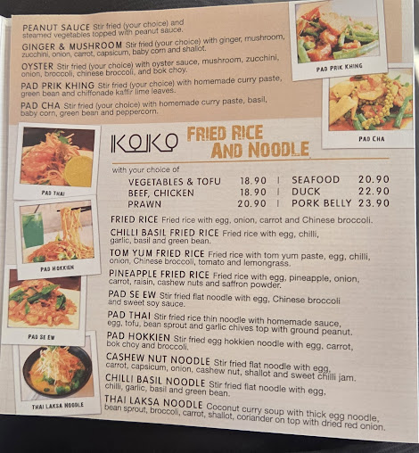 Menu Koko Thai - 4