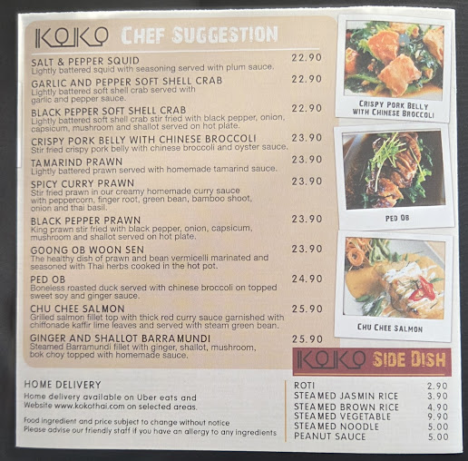 Menu Koko Thai - 9