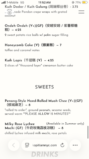 Menu Kopitiam - 1