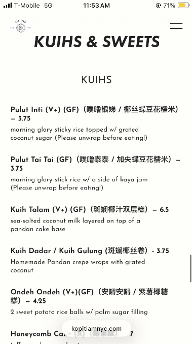 Menu Kopitiam - 3