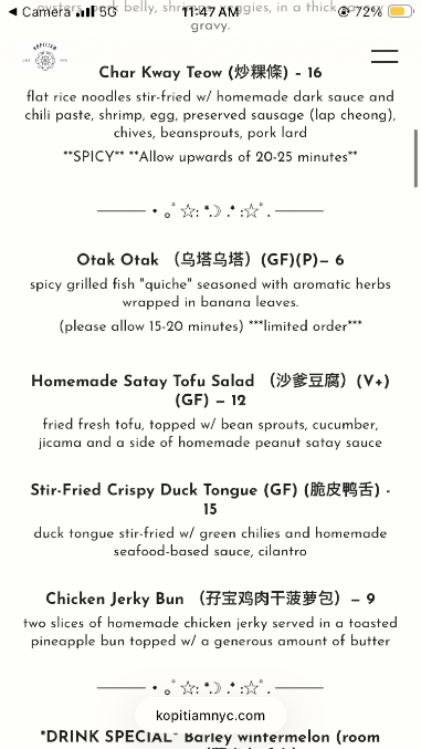 Menu Kopitiam - 4