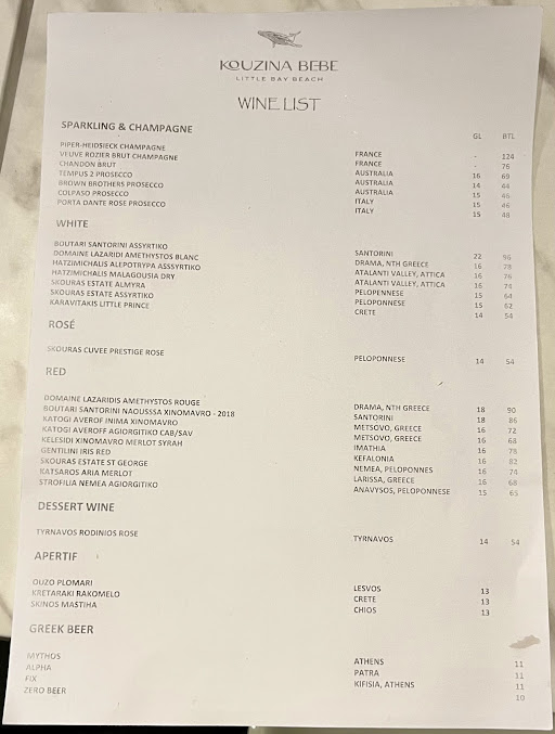 Menu Kouzina Bebe - 0