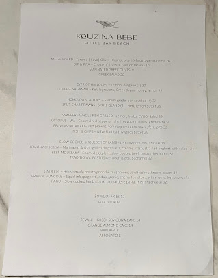 Menu Kouzina Bebe - 1
