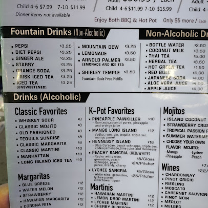 Menu Kpot Korean Bbq Hot Pot Philadelphia - 2
