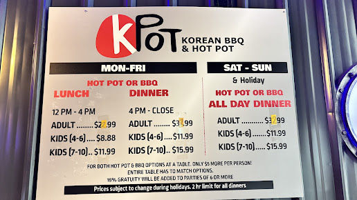 Menu Kpot Korean Bbq & Hot Pot - 1