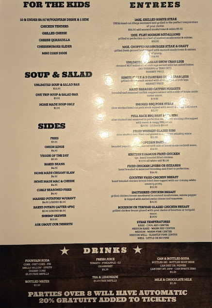Menu Kretzers Grill And Bar - 0