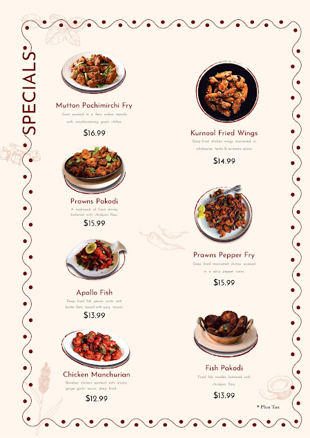 Menu Kritunga Indian Restaurant Illinois - 3
