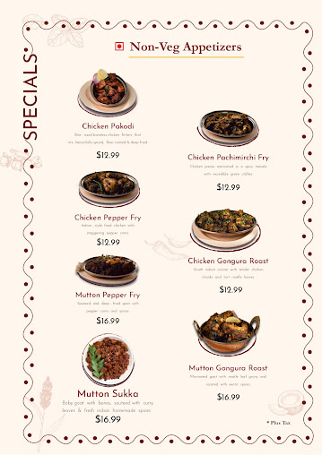 Menu Kritunga Indian Restaurant Illinois - 5