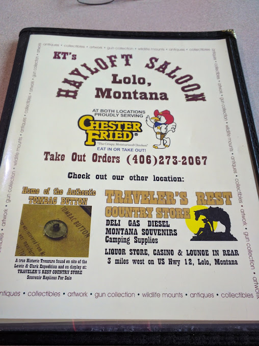 Menu Kt's Hayloft Saloon - 0