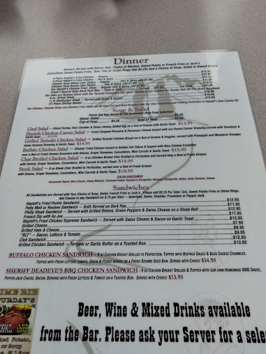 Menu Kt's Hayloft Saloon - 6