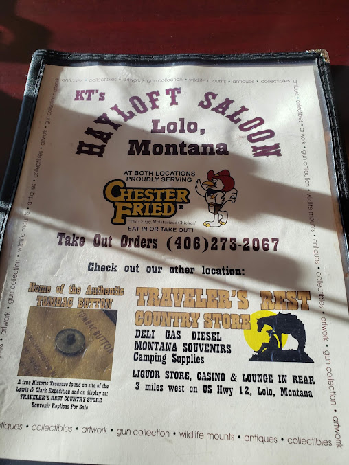 Menu Kt's Hayloft Saloon - 8
