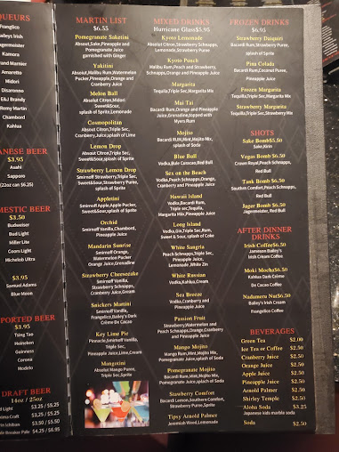 Menu Kyoto Sushi Steak House - 2