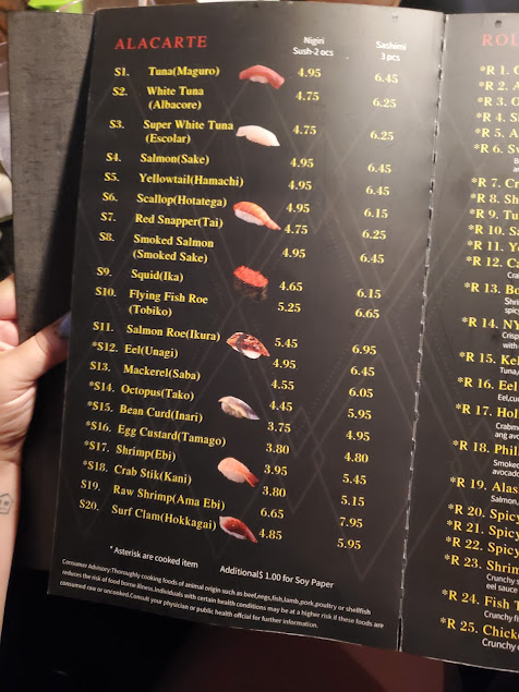 Menu Kyoto Sushi Steak House - 5
