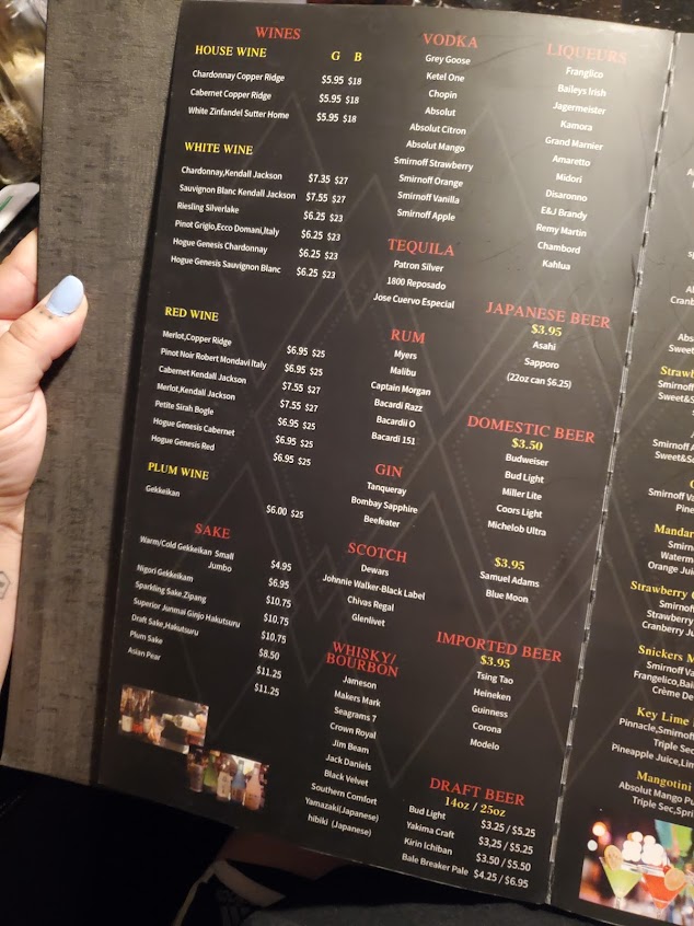 Menu Kyoto Sushi Steak House - 6