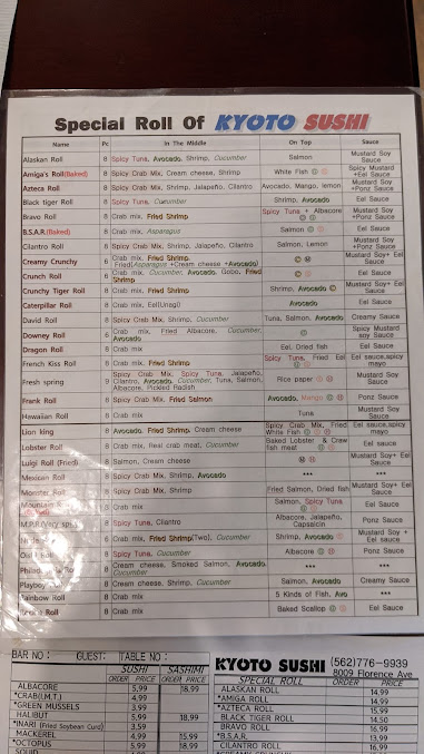 Menu Kyoto Sushi - 5