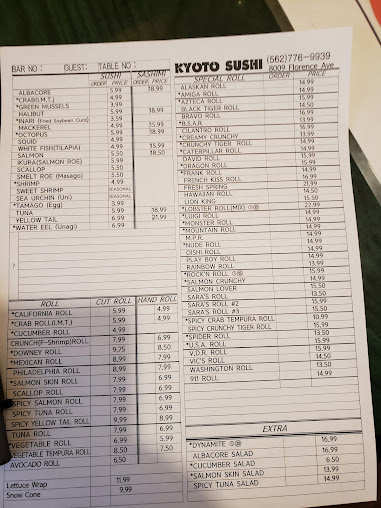 Menu Kyoto Sushi - 8