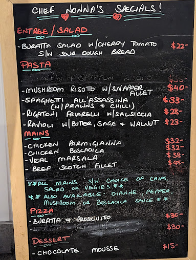 Menu La Botte D'oro Restaurant - 7