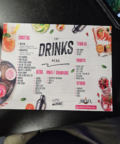 Menu La Braza Bar Grill - 0
