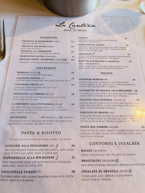 Menu La Cantina - 0