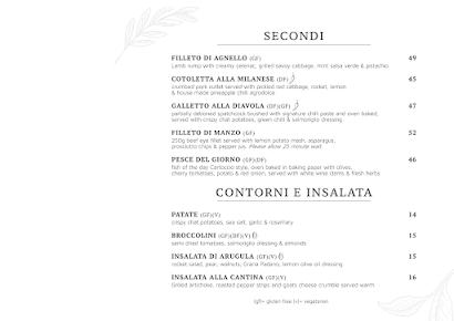Menu La Cantina - 1