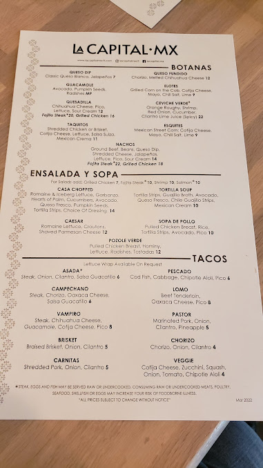 Menu La Capital Mx - 4