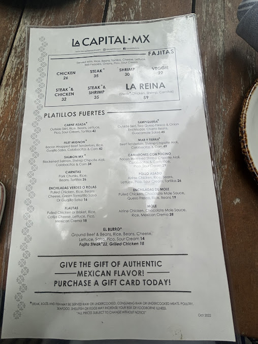 Menu La Capital Mx - 5