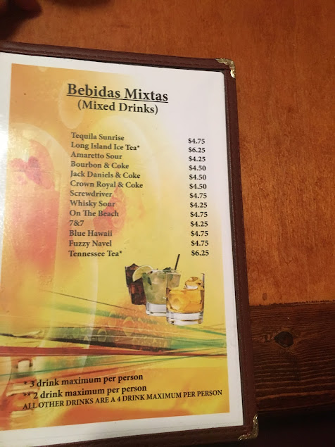 Menu La Carreta Mexican Restaurant Newport - 8