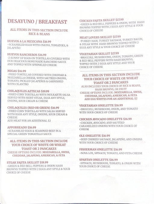 Menu La Casa De Isaac & Moishe - 3