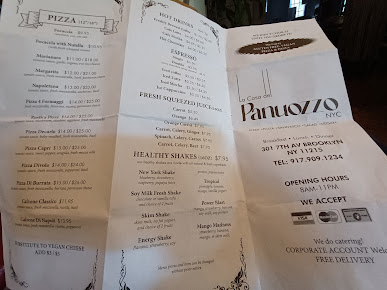 Menu La Casa Del Panuozzo And Brick Oven Pizza - 0