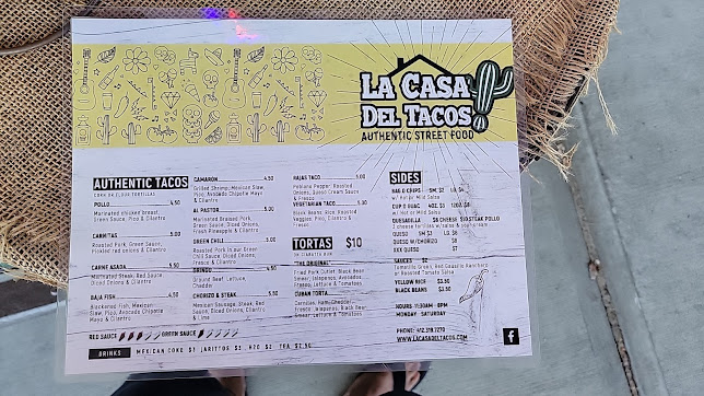 Menu La Casa Del Taco - 0