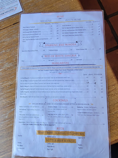 Menu La Casa Restaurant And Bar - 4