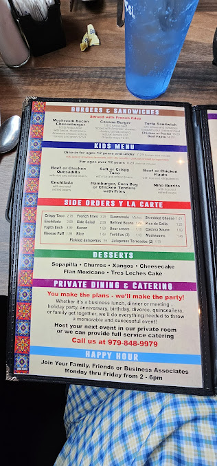 Menu La Casona Mexican Restaurant - 5
